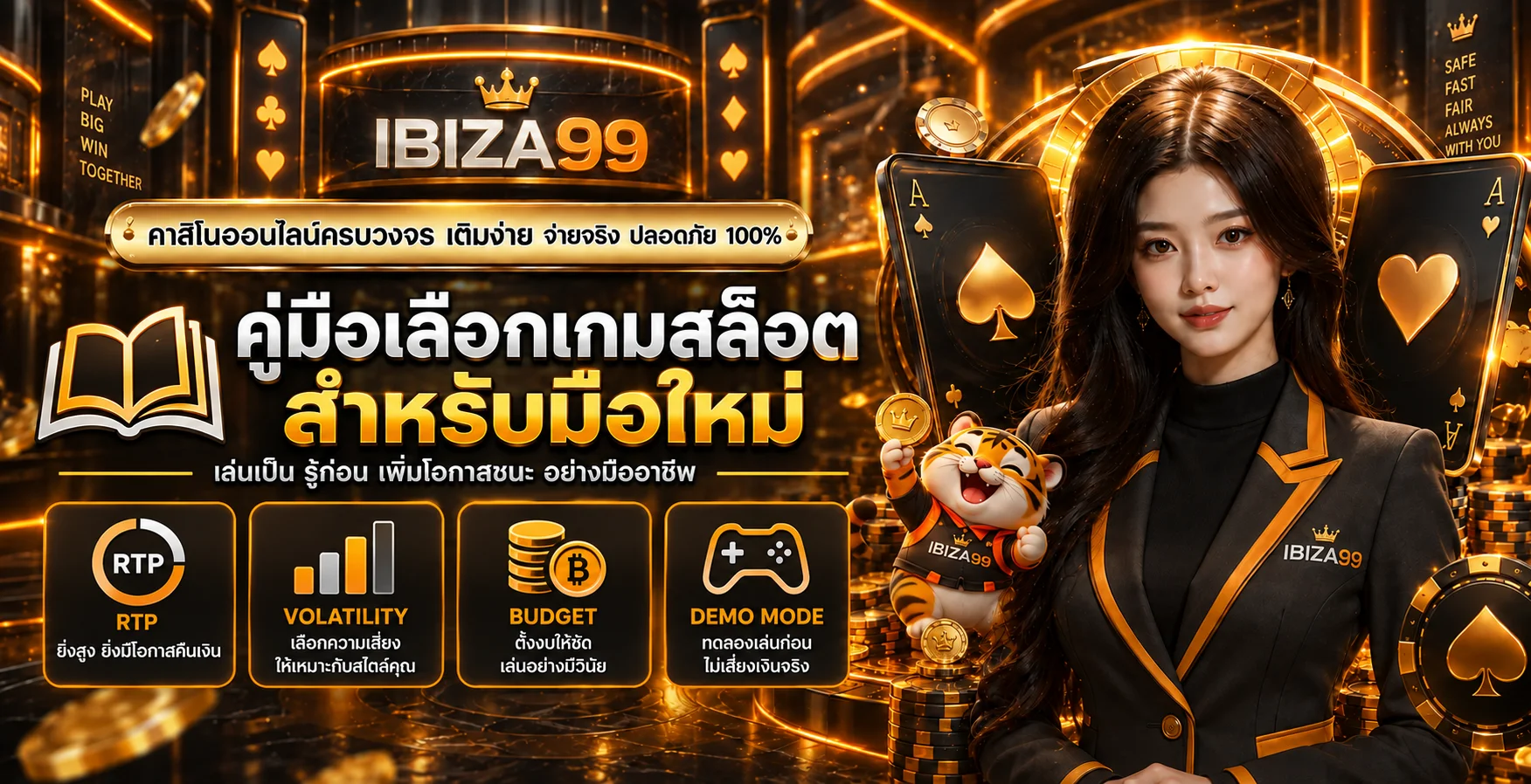 IBIZA99 คู่มือเลือกเกมสล็อตสำหรับมือใหม่